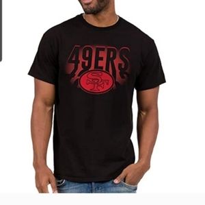 Junk Food Clothing Unisex San Francisco 49ers Black Short Sleeve Tee Size XL